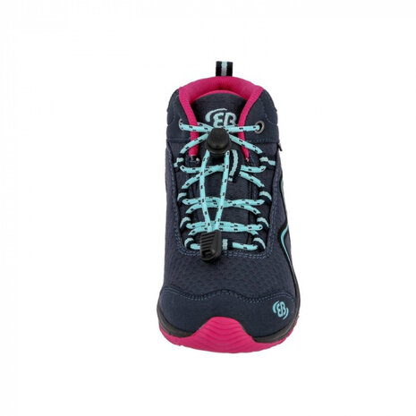 wandelschoen Guide High nylon navy/roze/turquoise mt 40