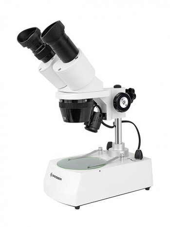 stereo-microscoop Erudit ICD 3D 29 cm aluminium wit