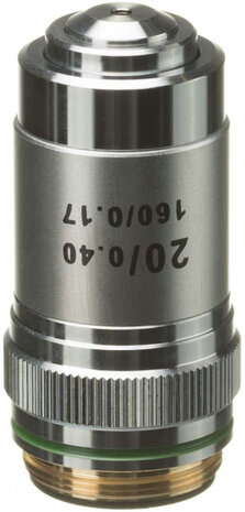 lens DIN-20x 32,2 cm aluminium zilver