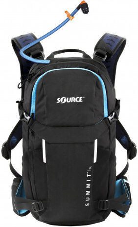 drinkrugzak Summit 15 liter nylon zwart