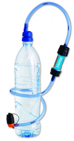 waterfilteringset Convertube 14,5 cm transparant