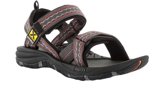 sandalen Gobi heren EVA/polyester/microfiber rood mt 44
