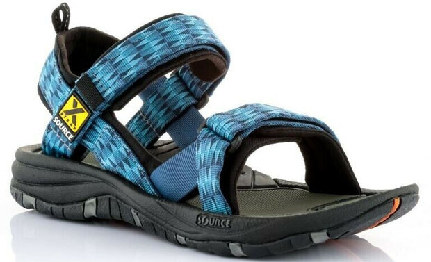 sandalen Gobi heren polyester/EVA/microfiber blauw mt 45