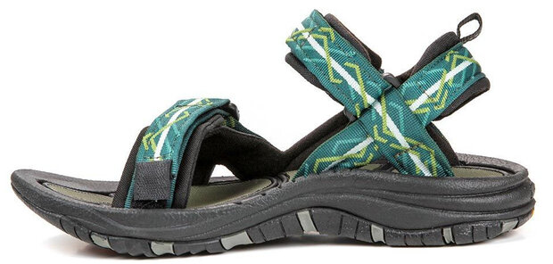 sandalen Gobi heren polyester/EVA/microfiber groen mt 37