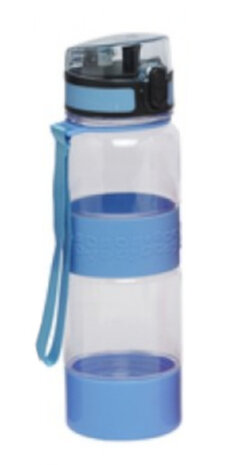 drinkfles 500 ml 22,5 cm blauw