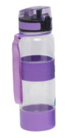 drinkfles 500 ml 22,5 cm paars