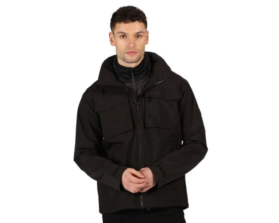 3-in-1 wandeljack Shrigley heren polyester zwart mt XXL