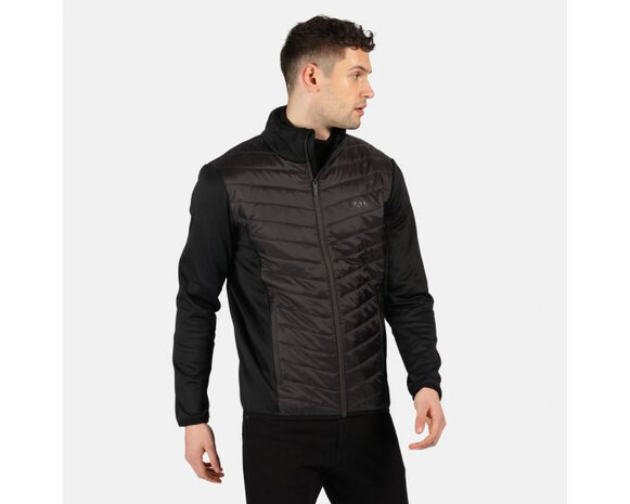 3-in-1 wandeljack Shrigley heren polyester zwart mt XXL