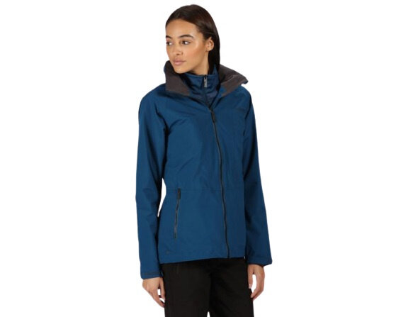 3-in-1 wandeljack Shrigley dames polyester blauw mt L