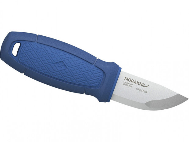jachtmes 14,6 cm RVS zilver/blauw 4-delig