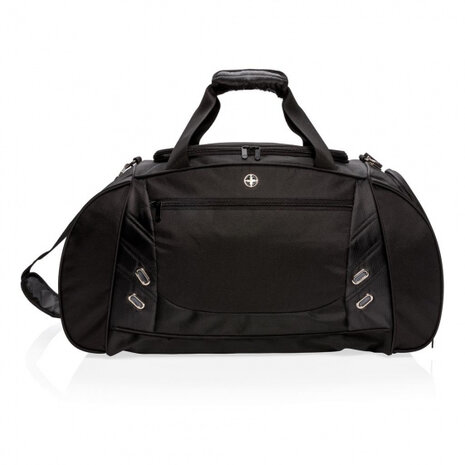 weekend-/sporttas 40L 61 x 30 cm polyester zwart