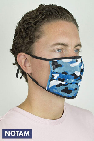 mondkapjes camouflage/vleermuis polyester 16 stuks