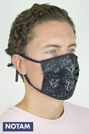 mondkapjes camouflage/vleermuis polyester 16 stuks