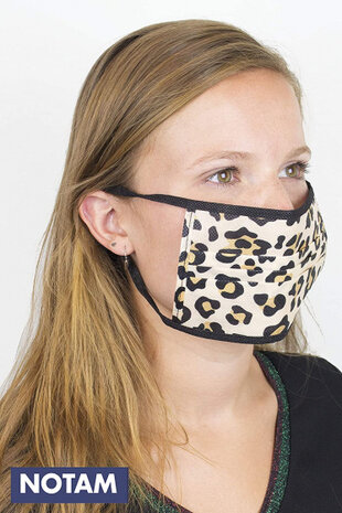 mondkapjes luipaard/jungle polyester 16 stuks