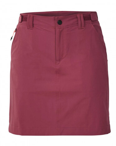 rok Lora dames polyester rood maat 46