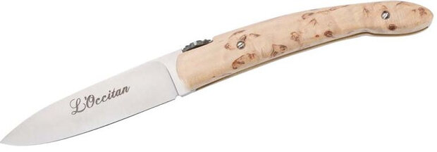 zakmes Occitan 20,5 cm RVS/berkenhout