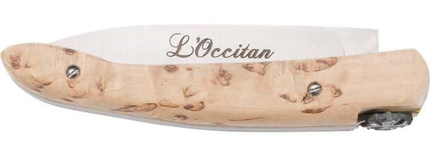zakmes Occitan 20,5 cm RVS/berkenhout