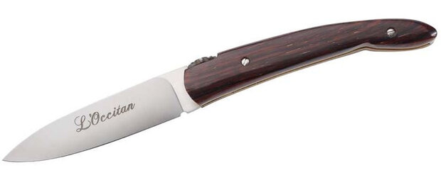 zakmes Occitan 20,2 cm RVS/cocobolohout