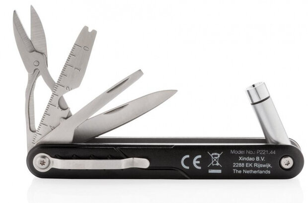 multitool Excalibur led 12,7 cm alu/RVS