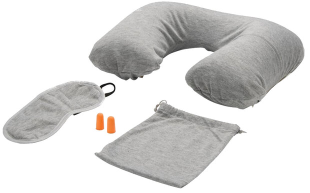 reisset polyester grijs 4-delig