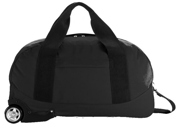trolley weekend 50 liter polyester zwart