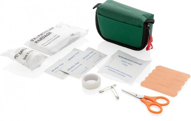 Ehbo-set 13 cm polyester groen 5-delig