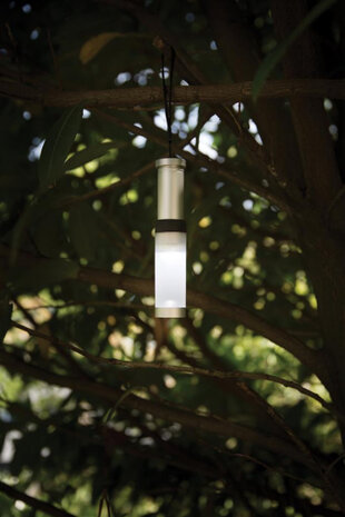 zaklamp Vivid led batterij 10 x 3 cm alu zilver