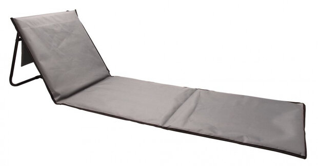 strandloungestoel polyester 54 x 51,5 grijs