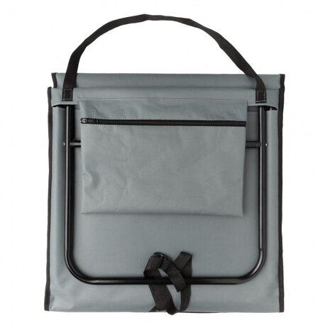 strandloungestoel polyester 54 x 51,5 grijs