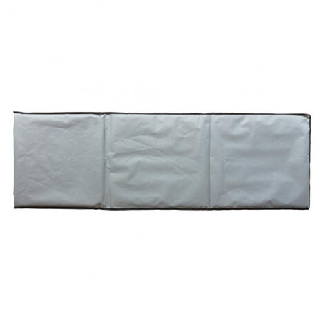 strandloungestoel polyester 54 x 51,5 grijs