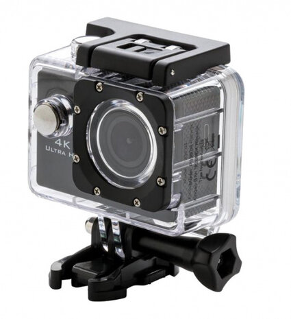 actiecamera 4K 5,9 x 4,1 cm ABS/PC zwart 11-delig