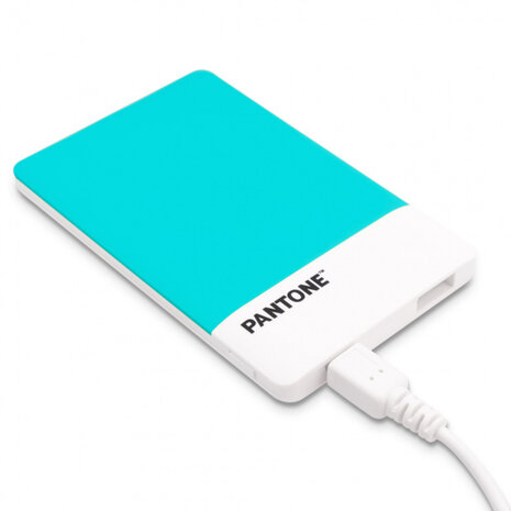 powerbank Pantone 2500 mAh 9,5 x 6,2 cm ABS turquoise