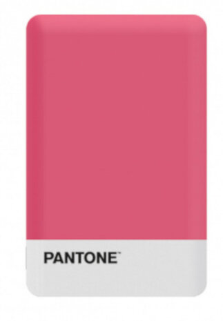 powerbank Pantone 2500 mAh 9,5 x 6,2 cm ABS roze