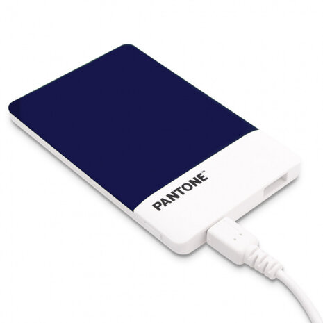 powerbank Pantone 2500 mAh 9,5 x 6,2 cm ABS marineblauw