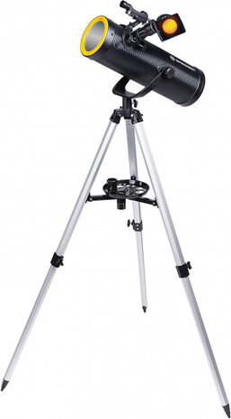 telescoop Solarix 114/500 met zonnefilter aluminium/staal