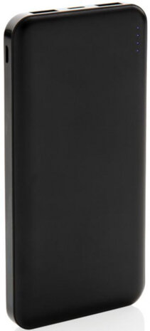 powerbank 10000 mAh 13,6 x 6,8 cm ABS zwart