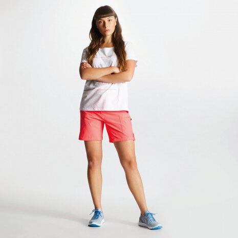 outdoorshort Melodic II dames polyamide zalmroze mt 44