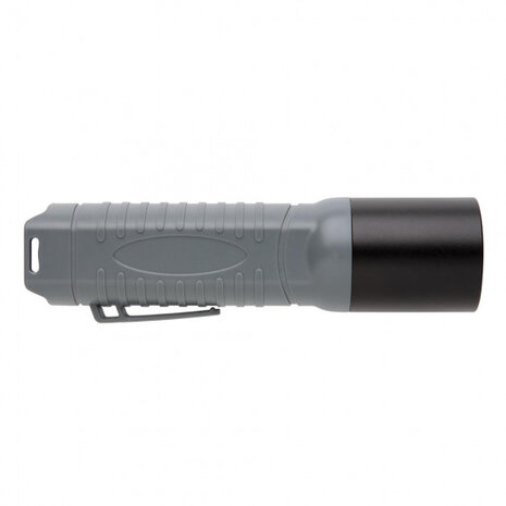 zaklamp led batterij 200 lm 15,5 cm ABS/alu grijs