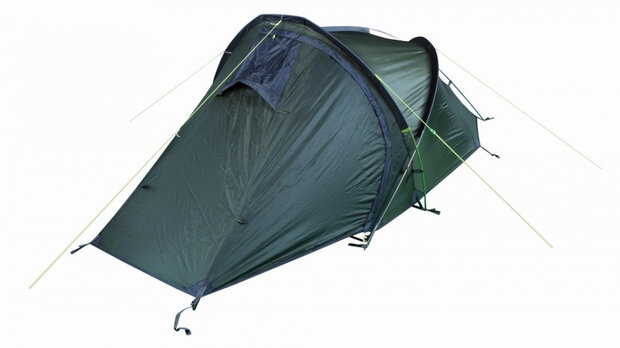tent Rider 2-persoons 140 x 310 x 110 cm donkergroen