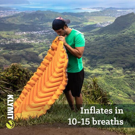slaapmat Insulated Static V Lite eenpersoons 183 cm oranje