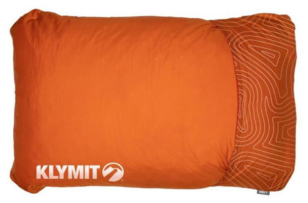 kampeerkussen Drift Camp Large polyester/katoen oranje