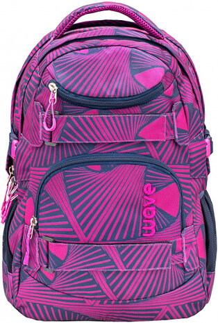 rugzak Infinity 30 liter polyester roze/blauw 2-delig