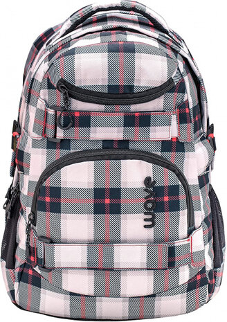rugzak Infinity 30 liter polyester grijs/rood