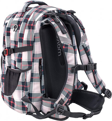 rugzak Infinity 30 liter polyester grijs/rood