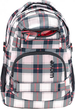 rugzak Infinity 30 liter polyester grijs/rood