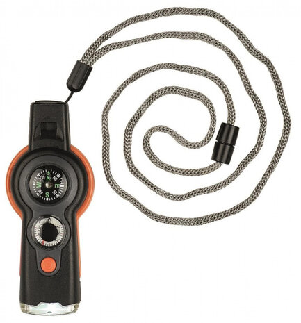 survivaltool 6-in-1 junior 4,5 x 10,8 cm zwart/oranje