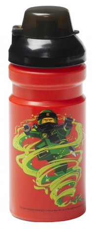 drinkbeker Ninjago junior 390 ml polypropyleen rood/zwart
