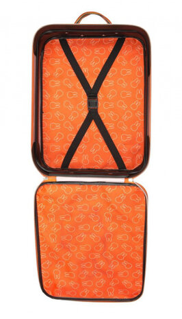 handbagagetrolley 16 liter softcase oranje