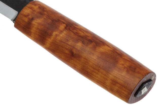 zakmes 22 cm hout/RVS zilver/bruin
