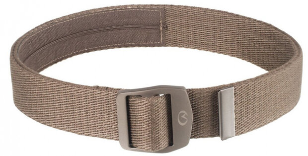 moneybelt 26/44 inch katoen bruin